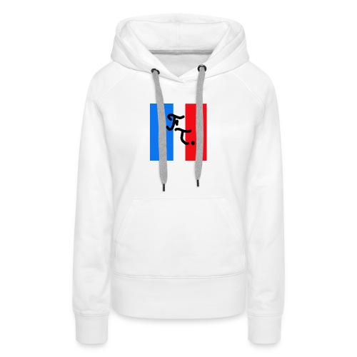 French togs logo - Sweat-shirt à capuche Premium pour femmes