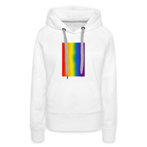 Bandera gay - Sudadera con capucha premium para mujer