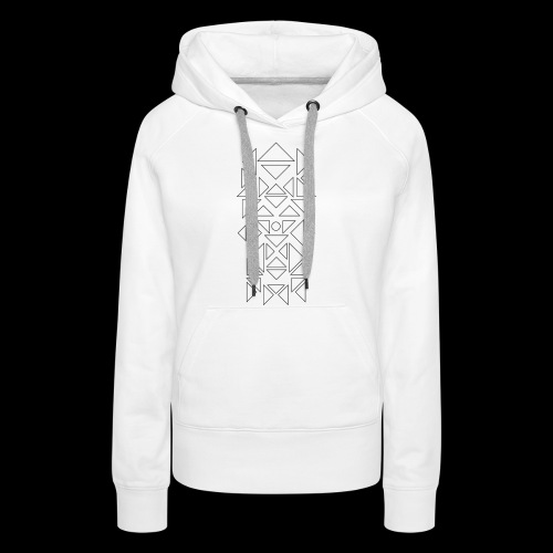 Triangles Pattern - Vrouwen Premium hoodie