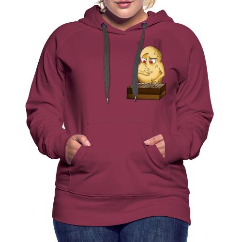 Abstract patate - Sweat-shirt à capuche Premium Femme