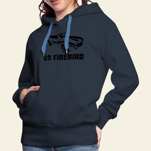 firebird small - Dame Premium hættetrøje