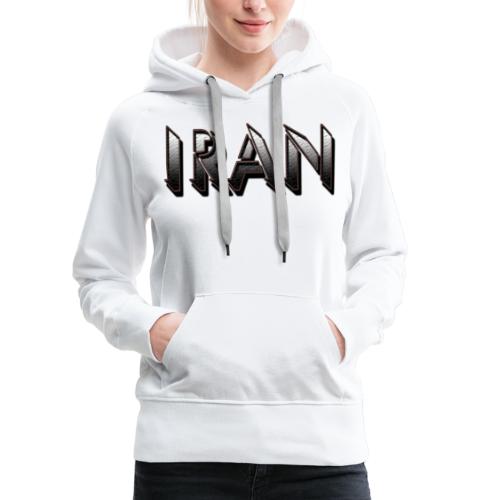 Iran 8 - Sudadera con capucha premium para mujer