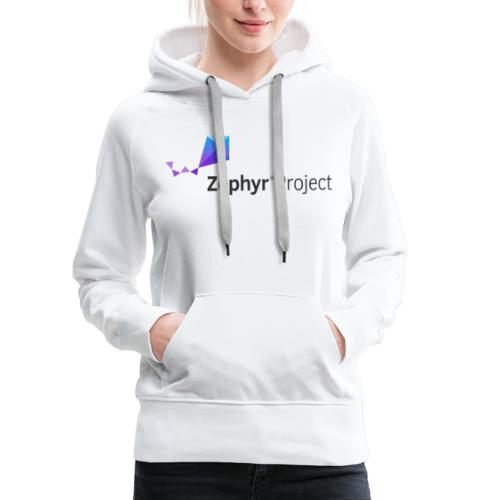 Zephyr Project Logo - Sweat-shirt à capuche Premium Femme