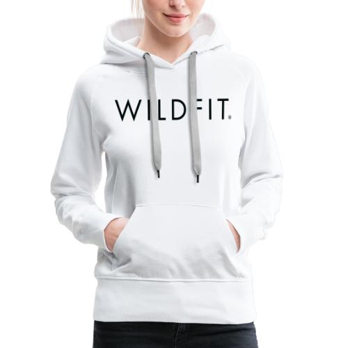 Wildfit Logo Schwarz - Frauen Premium Hoodie
