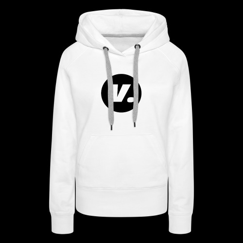 Ventura White V Logo - Vrouwen Premium hoodie