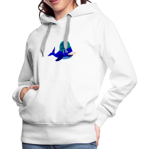 BORN TO KRILL! (whale, army) - Women's Premium Hoodie