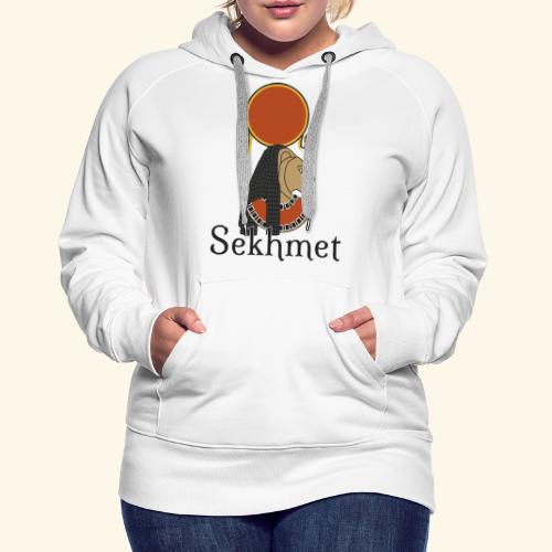 Sekhmet Dios de la Guerra - Sudadera con capucha premium para mujer