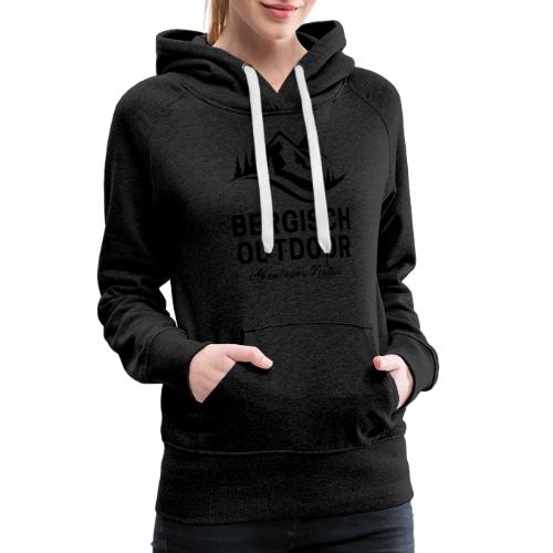 Bergisch Outdoor Logo black - Frauen Premium Hoodie