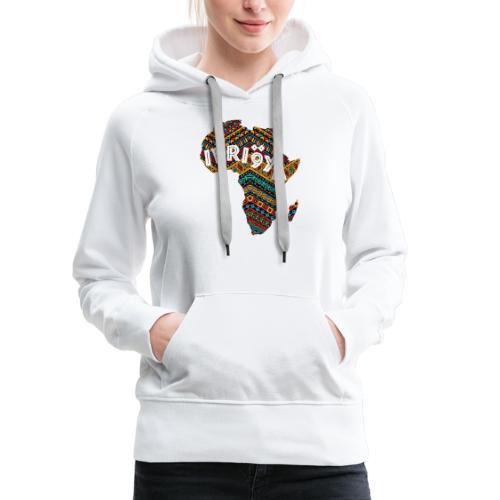 Africa - Ifriqya - Sweat-shirt à capuche Premium Femme