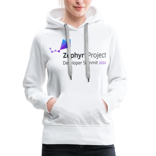 Zephyr Dev Summit 2024 - Sweat-shirt à capuche Premium Femme