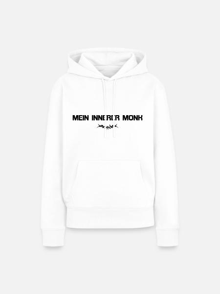 MEIN INNERER MONK - Frauen Premium Bio Hoodie - Weiß