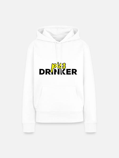 Piss Drinker 16 - Frauen Premium Bio Hoodie - Weiß