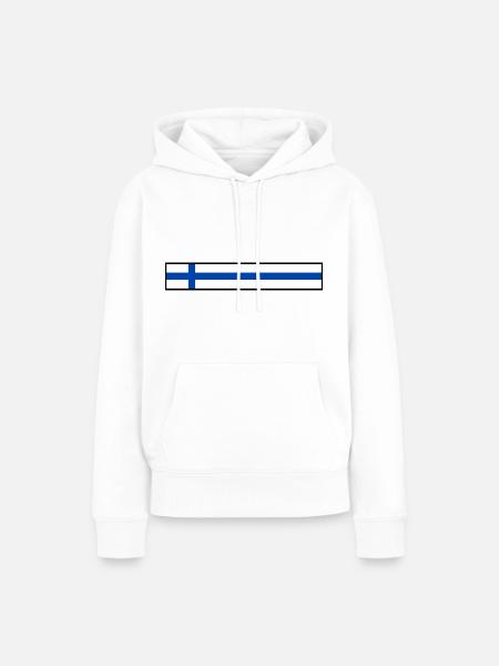 Finnlandh - Frauen Premium Bio Hoodie - Weiß