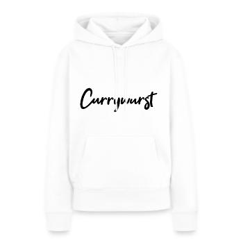 Currywurst - Frauen Premium Bio Hoodie - Weiß - Vorne - Julia (174cm)