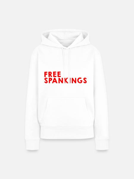 Free Spankings 4 - Frauen Premium Bio Hoodie - Weiß