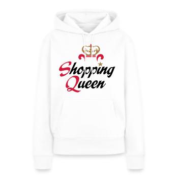shopping - Frauen Premium Bio Hoodie - Weiß - Vorne - Julia (174cm)