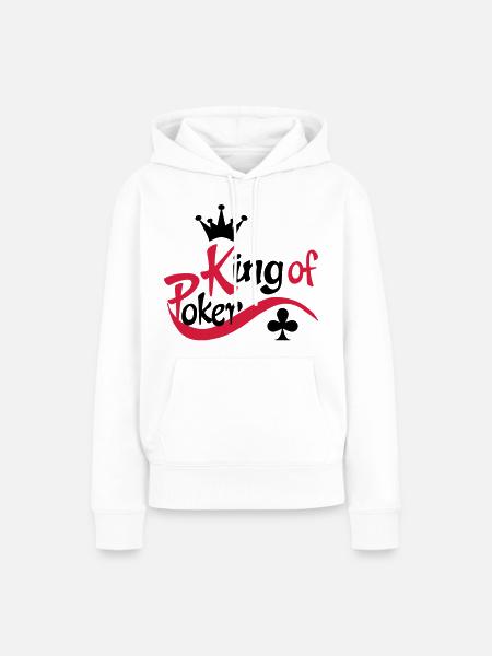 poker - Frauen Premium Bio Hoodie - Weiß
