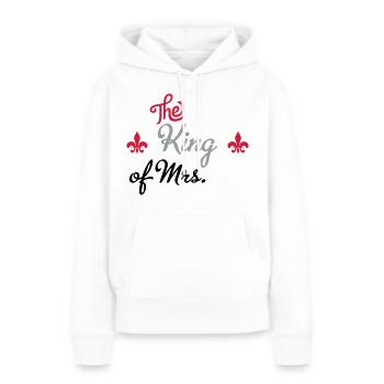 hochzeit - Frauen Premium Bio Hoodie - Weiß - Vorne - Julia (174cm)