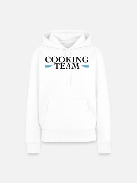Küchen Team - Frauen Premium Bio Hoodie - Weiß