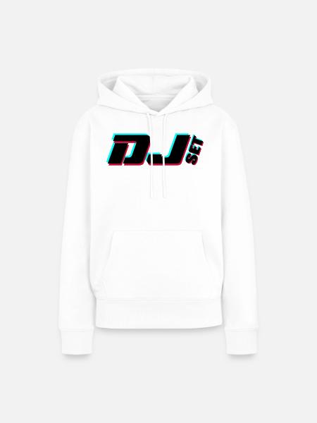 Dj - Frauen Premium Bio Hoodie - Weiß