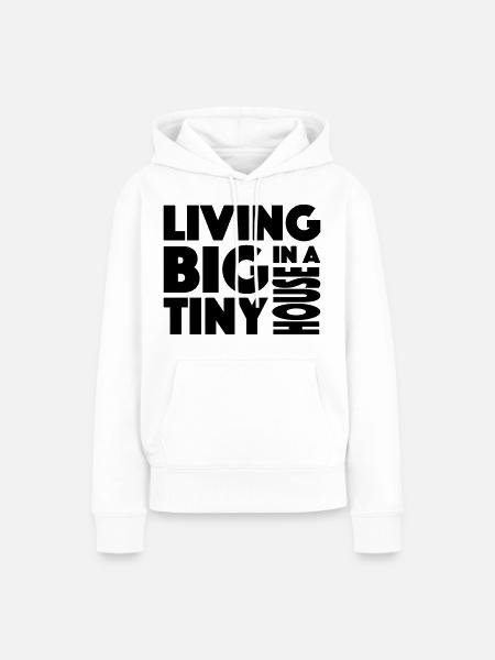 Tiny House - Frauen Premium Bio Hoodie - Weiß