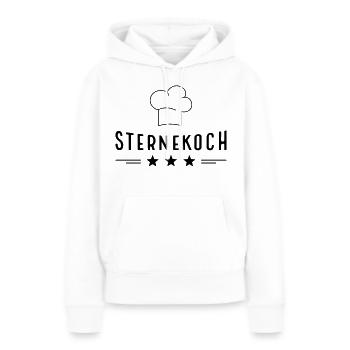 Sternekoch - Frauen Premium Bio Hoodie - Weiß - Vorne - Julia (174cm)