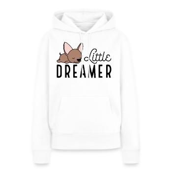 Chihuahua - Sweat à capuche Premium bio Femme - blanc - Devant - Julia (174cm)