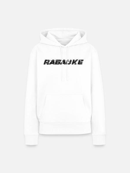 Rabauke - Frauen Premium Bio Hoodie - Weiß