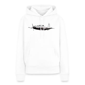 T-6A Texan II - Frauen Premium Bio Hoodie - Weiß - Vorne - Julia (174cm)