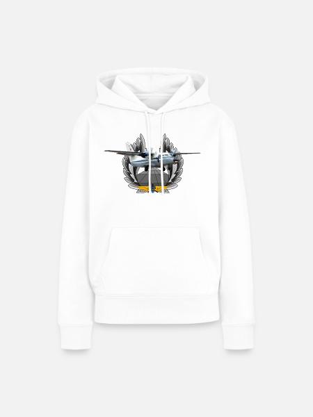 L-410 UVP-E - Frauen Premium Bio Hoodie - Weiß
