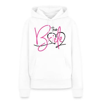 The Bride - Frauen Premium Bio Hoodie - Weiß - Vorne - Julia (174cm)