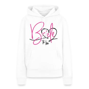 Future mariée - Sweat à capuche Premium bio Femme - blanc - Devant - Julia (174cm)