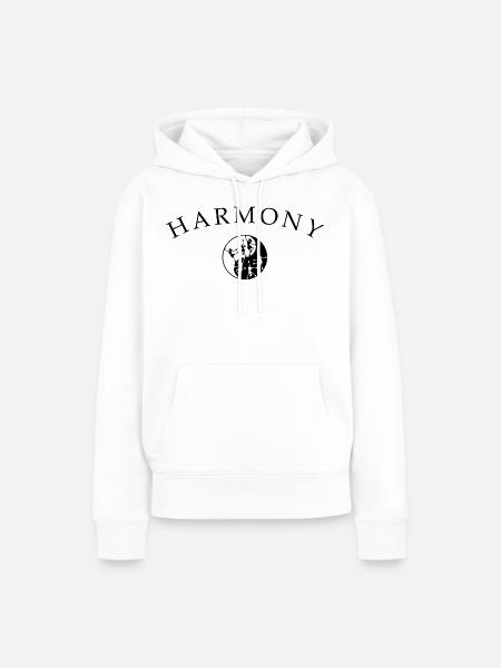 Ballett Tanzen Harmonie - Frauen Premium Bio Hoodie - Weiß