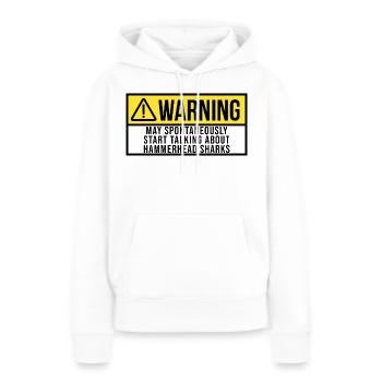 Hammerhai - Frauen Premium Bio Hoodie - Weiß - Vorne - Julia (174cm)