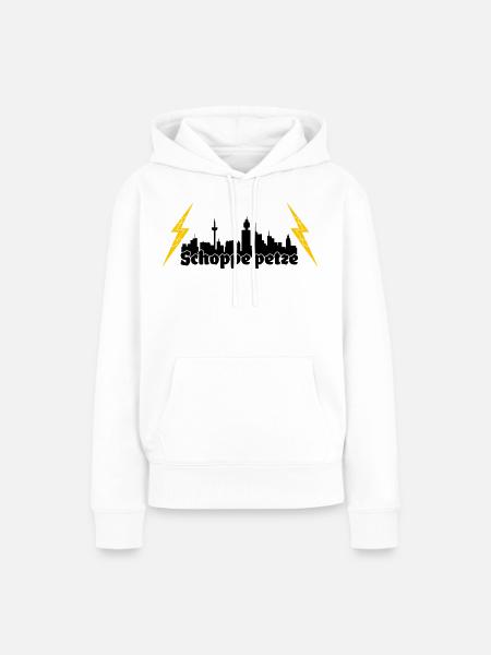 Schoppe petze ffm skyline - Frauen Premium Bio Hoodie - Weiß