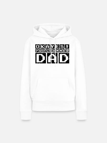 Programmierer Papa - Frauen Premium Bio Hoodie - Weiß