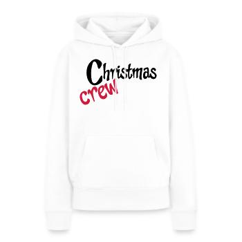 Teamwork zu Weihnachten - Frauen Premium Bio Hoodie - Weiß - Vorne - Julia (174cm)