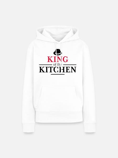 Men's Cooking Apron - Women’s Premium Organic Hoodie - white