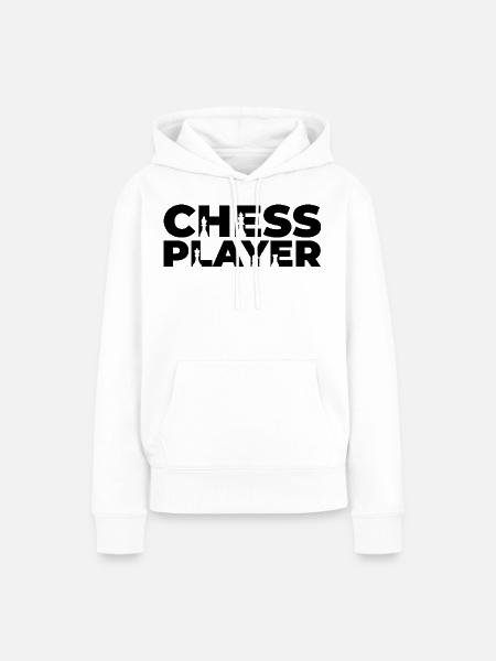 Schachspieler - Frauen Premium Bio Hoodie - Weiß