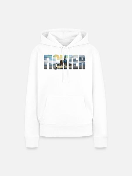 Fighter F-4 Phantom - Frauen Premium Bio Hoodie - Weiß