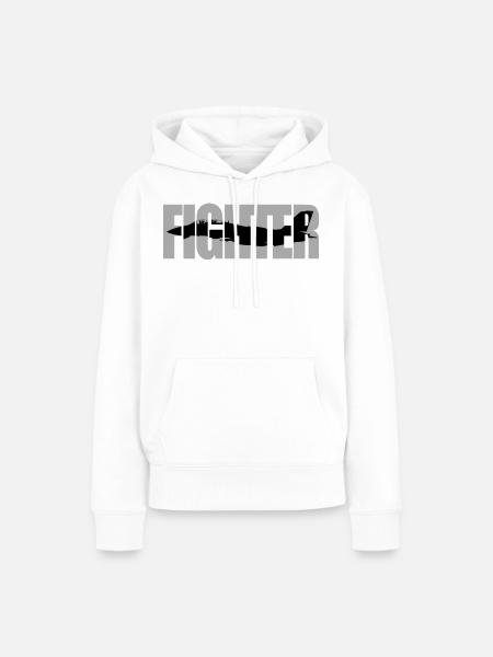 Fighter F-14 Tomcat - Frauen Premium Bio Hoodie - Weiß