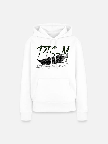 PTSM Veteranen-Style - Frauen Premium Bio Hoodie - Weiß