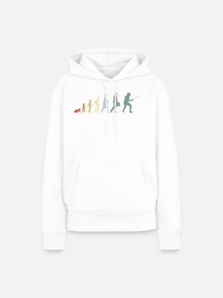 Fechter Evolution - Frauen Premium Bio Hoodie - Weiß