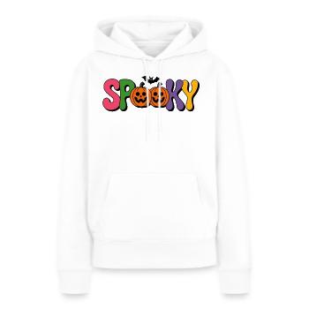 Spooky Pumpkin Halloween - Women’s Premium Organic Hoodie - white - Front - Julia (174cm)