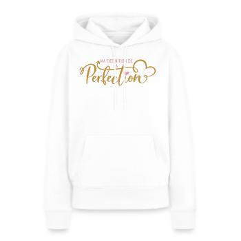 Ma Définition de la Perfection - Sweat à capuche Premium bio Femme - blanc - Devant - Julia (174cm)