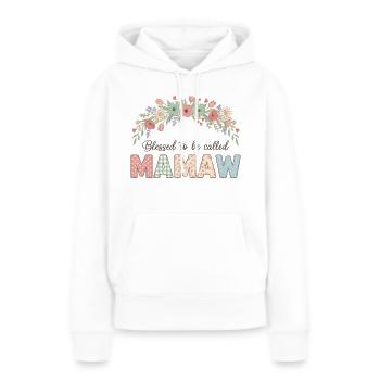 Gesegnet Mamaw genannt zu werden - Women’s Premium Organic Hoodie - white - Front - Julia (174cm)
