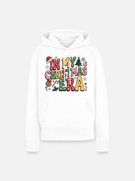 In My Christmas Era - Frauen Premium Bio Hoodie - Weiß