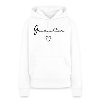 Großmutter - Frauen Premium Bio Hoodie - Weiß - Vorne - Julia (174cm)