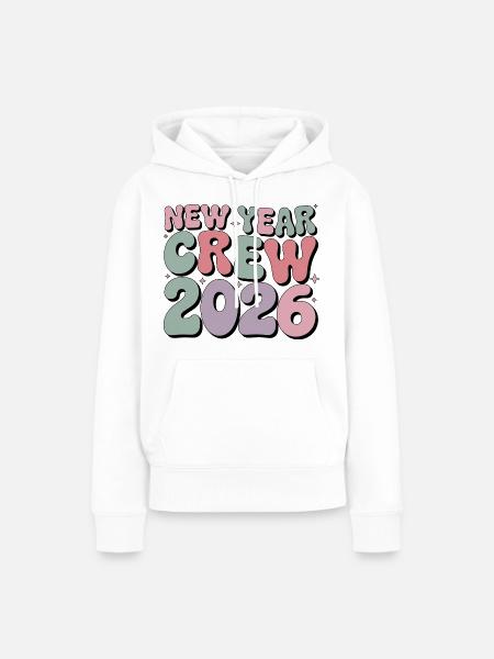 2026 New Year Crew - Frauen Premium Bio Hoodie - Weiß