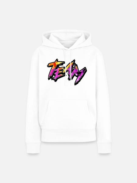 Team - Frauen Premium Bio Hoodie - Weiß